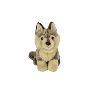 Obrázek z Vlk sedící plyš 19cm 